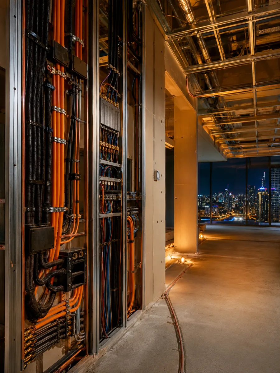 Pré-automação — infraestrutura na obra